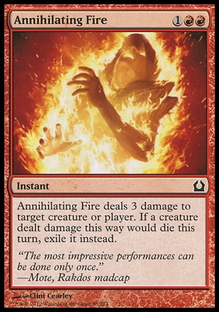 MTG: Return to Ravnica 085: Annihilating Fire 