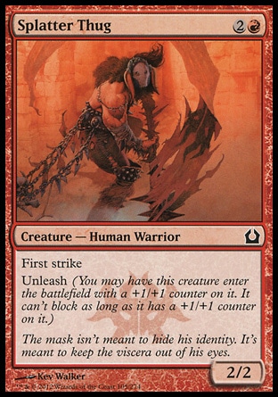 MTG: Return to Ravnica 105: Splatter Thug 