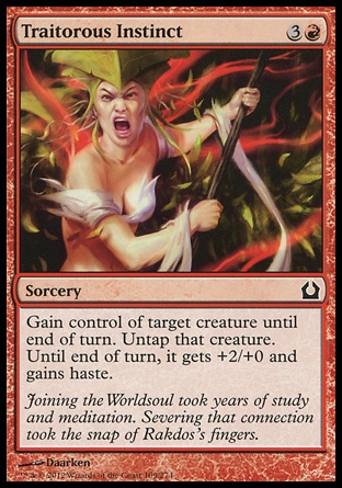 MTG: Return to Ravnica 109: Traitorous Instinct 