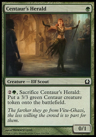 MTG: Return to Ravnica 118: Centaurs Herald - Foil 