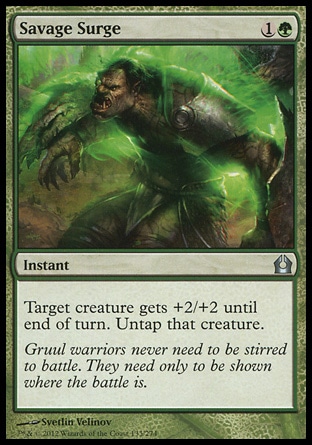 MTG: Return to Ravnica 133: Savage Surge - Foil 