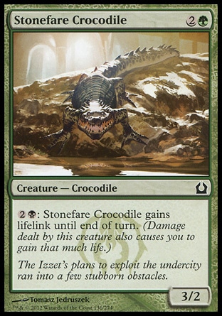 MTG: Return to Ravnica 136: Stonefare Crocodile 