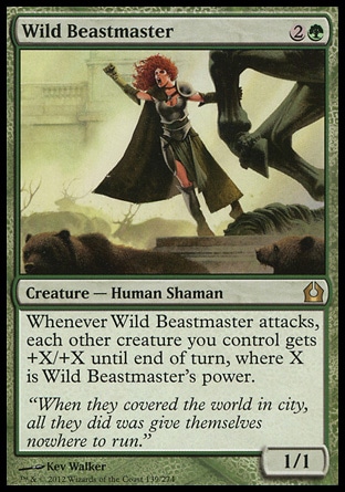 MTG: Return to Ravnica 139: Wild Beastmaster 