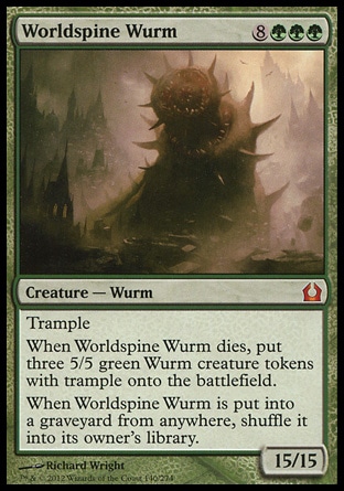 MTG: Return to Ravnica 140: Worldspine Wurm 