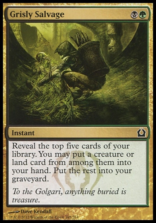 MTG: Return to Ravnica 165: Grisly Salvage 