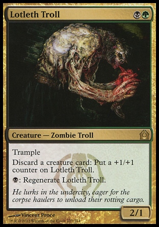 MTG: Return to Ravnica 177: Lotleth Troll 