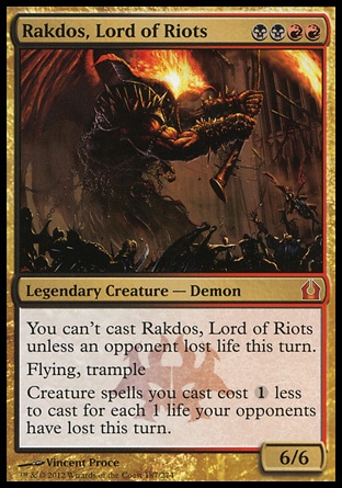 Magic: Return to Ravnica 187: Rakdos, Lord of Riots  