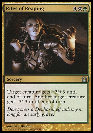 MTG: Return to Ravnica 191: Rites of Reaping - Foil 