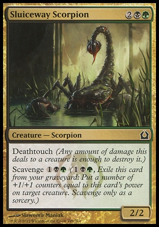 MTG: Return to Ravnica 198: Sluiceway Scorpion 