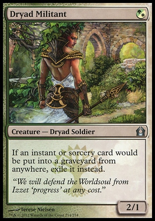 MTG: Return to Ravnica 214: Dryad Militant 