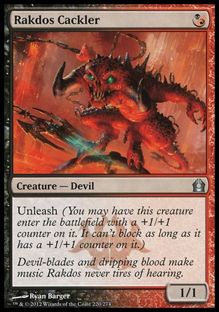 MTG: Return to Ravnica 220: Rakdos Cackler 