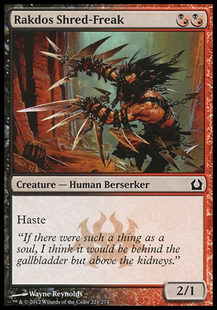 MTG: Return to Ravnica 221: Rakdos Shred-Freak 