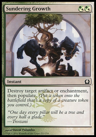 MTG: Return to Ravnica 223: Sundering Growth - Foil 
