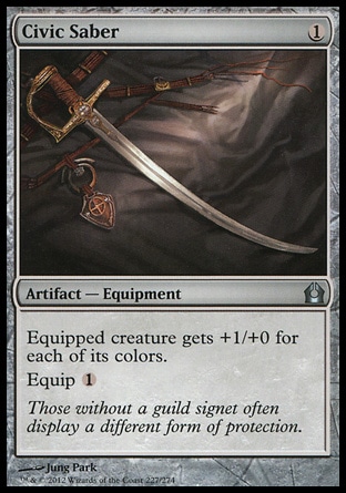 MTG: Return to Ravnica 227: Civic Saber 