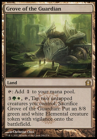 MTG: Return to Ravnica 240: Grove of the Guardian 