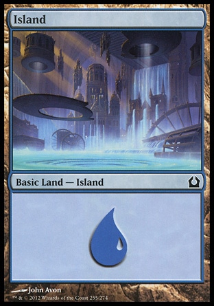 MTG: Return to Ravnica 255: Island (#255) - Foil 