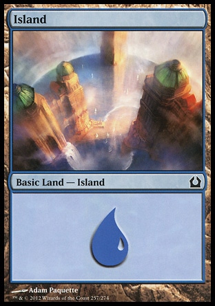 MTG: Return to Ravnica 257: Island (#257) - Foil 
