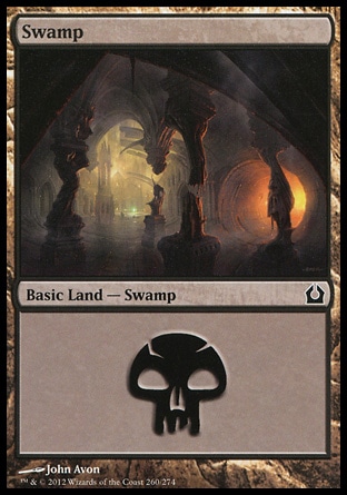 MTG: Return to Ravnica 260: Swamp (FOIL) 