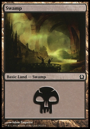 MTG: Return to Ravnica 262: Swamp (#262) - Foil 