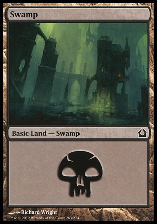 MTG: Return to Ravnica 263: Swamp (#263) - Foil 