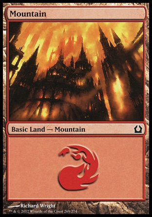 MTG: Return to Ravnica 269: Mountain (#269) - Foil 