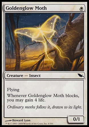 MTG: Shadowmoor 006: Goldenglow Moth 