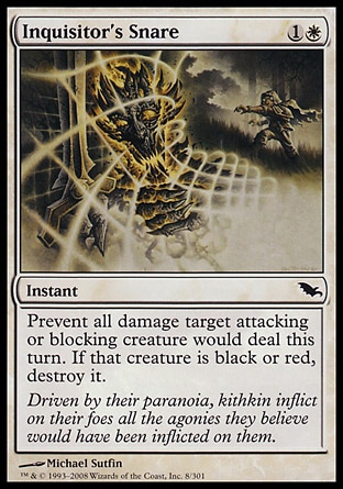 MTG: Shadowmoor 008: Inquisitors Snare 