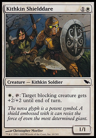 MTG: Shadowmoor 010: Kithkin Shielddare 