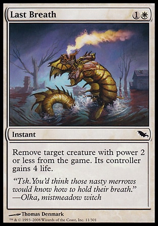 MTG: Shadowmoor 011: Last Breath 