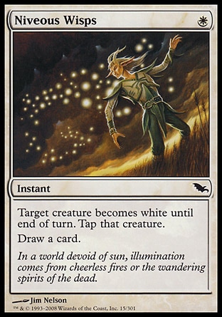 MTG: Shadowmoor 015: Niveous Wisps 