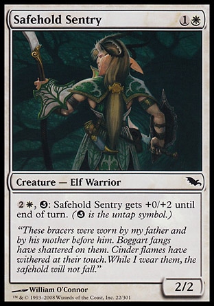 MTG: Shadowmoor 022: Safehold Sentry 