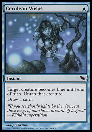 MTG: Shadowmoor 031: Cerulean Wisps 