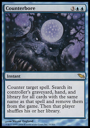 MTG: Shadowmoor 033: Counterbore 