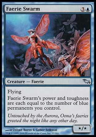 MTG: Shadowmoor 037: Faerie Swarm 