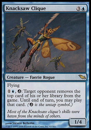 MTG: Shadowmoor 042: Knacksaw Clique 