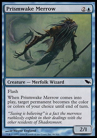 Magic: Shadowmoor 046: Prismwake Merrow - Foil 