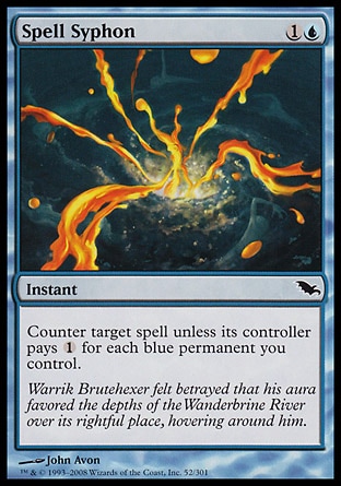 MTG: Shadowmoor 052: Spell Syphon 