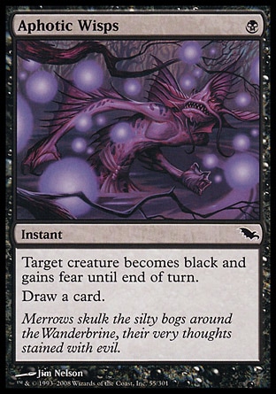 MTG: Shadowmoor 055: Aphotic Wisps 