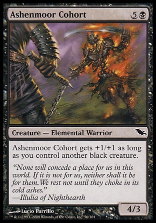 MTG: Shadowmoor 056: Ashenmoor Cohort 