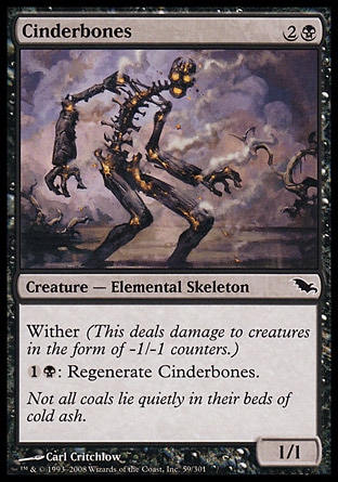 MTG: Shadowmoor 059: Cinderbones 