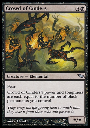MTG: Shadowmoor 063: Crowd of Cinders 