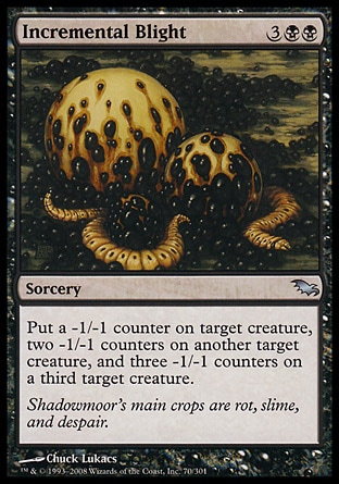 MTG: Shadowmoor 070: Incremental Blight 