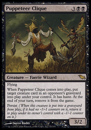 MTG: Shadowmoor 075: Puppeteer Clique 