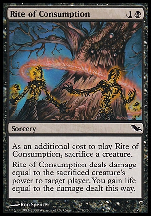 MTG: Shadowmoor 076: Rite of Consumption 