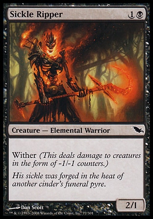 MTG: Shadowmoor 077: Sickle Ripper 