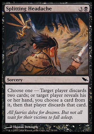 MTG: Shadowmoor 079: Splitting Headache 