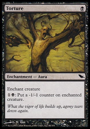 MTG: Shadowmoor 080: Torture 