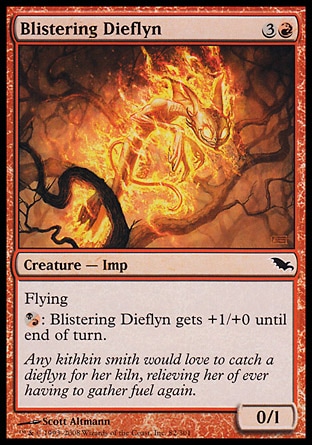 MTG: Shadowmoor 082: Blistering Dieflyn - Foil 