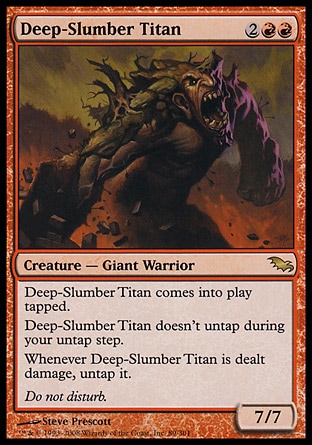 MTG: Shadowmoor 089: Deep-Slumber Titan 