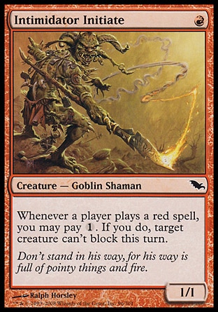 MTG: Shadowmoor 096: Intimidator Initiate 